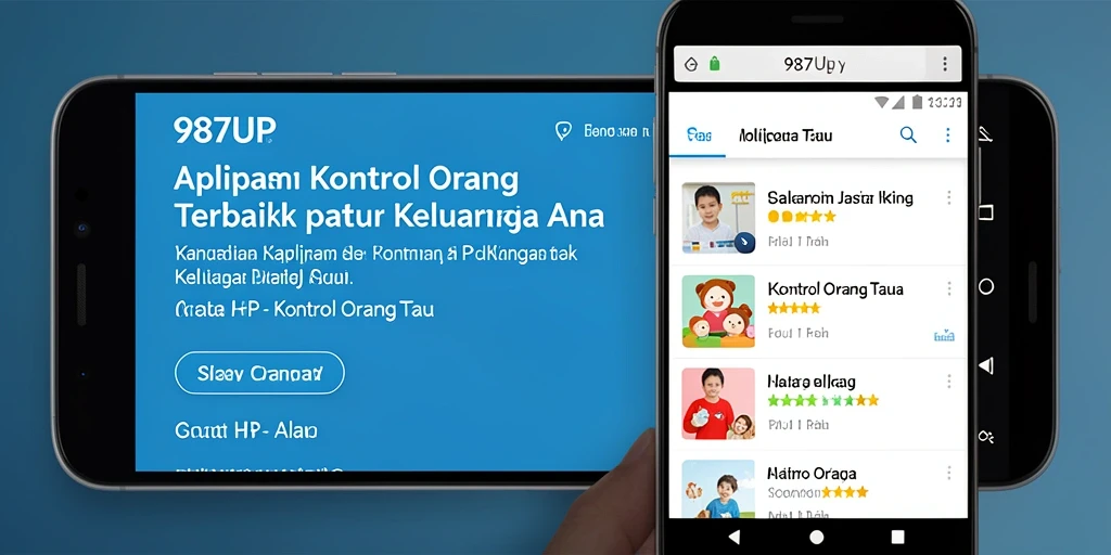 Antarmuka 987UP yang intuitif untuk kontrol orang tua.