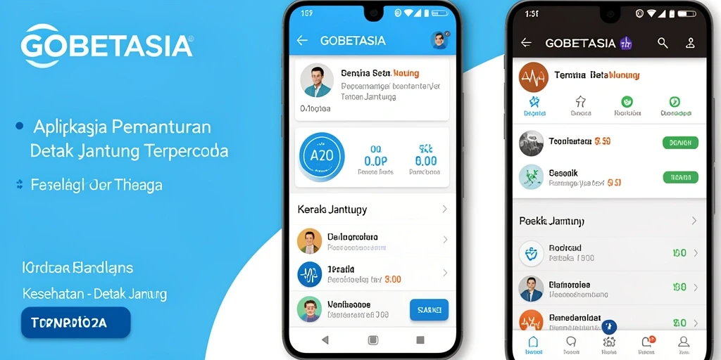 Tampilan antarmuka GOBETASIA yang bersih dan informatif.