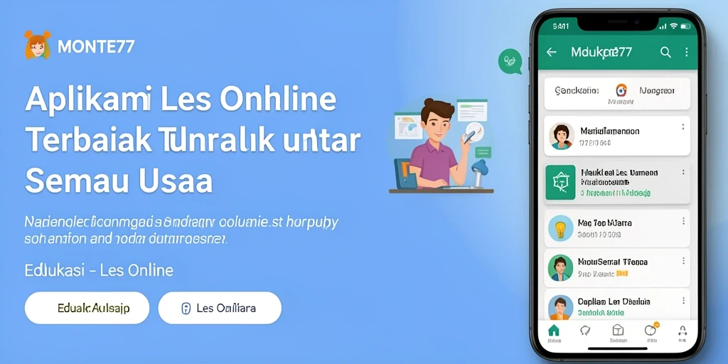 Antarmuka MONTE77 yang interaktif dan mudah digunakan untuk belajar.