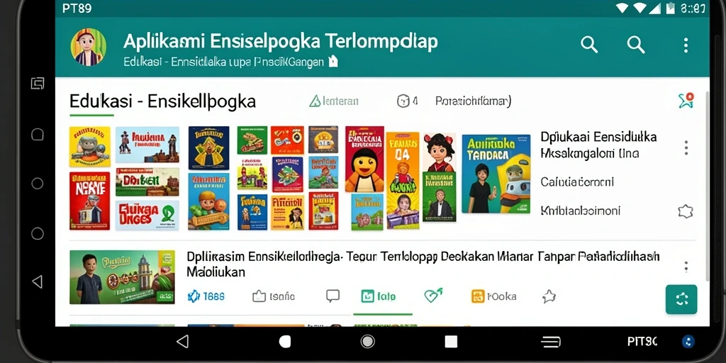 Tampilan antarmuka aplikasi PT89 yang informatif dan menarik.